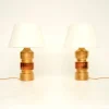 Pamono Vintage Italian Ceramic Table Lamps by Bitossi, 1970, Set of 2