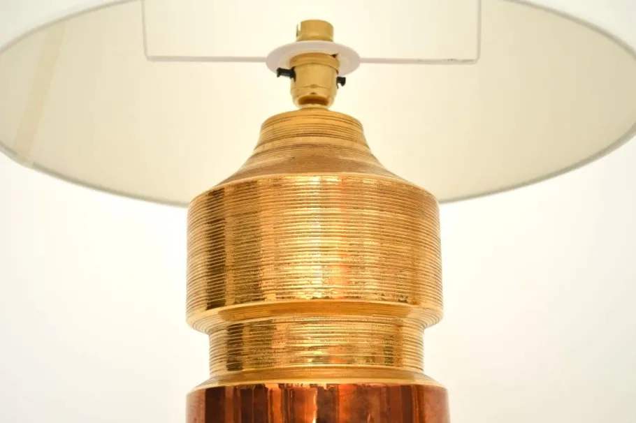 Pamono Vintage Italian Ceramic Table Lamps by Bitossi, 1970, Set of 2