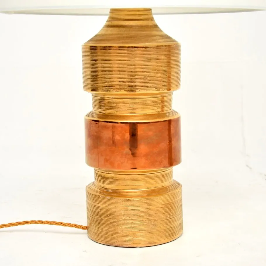 Pamono Vintage Italian Ceramic Table Lamps by Bitossi, 1970, Set of 2