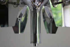 New Pamono Vintage Italian Chandelier by Oscar Torlasco for Stilkronen, 1960