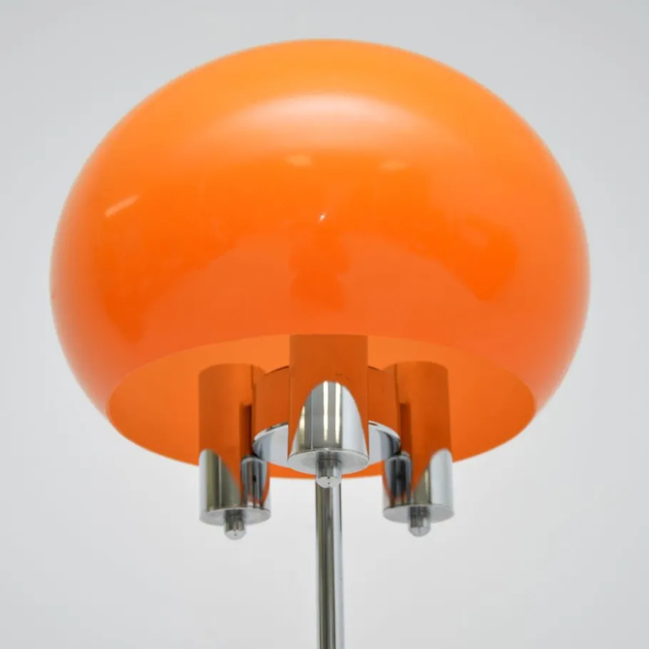 Pamono Vintage Italian Chrome Floor Lamp, 1970s