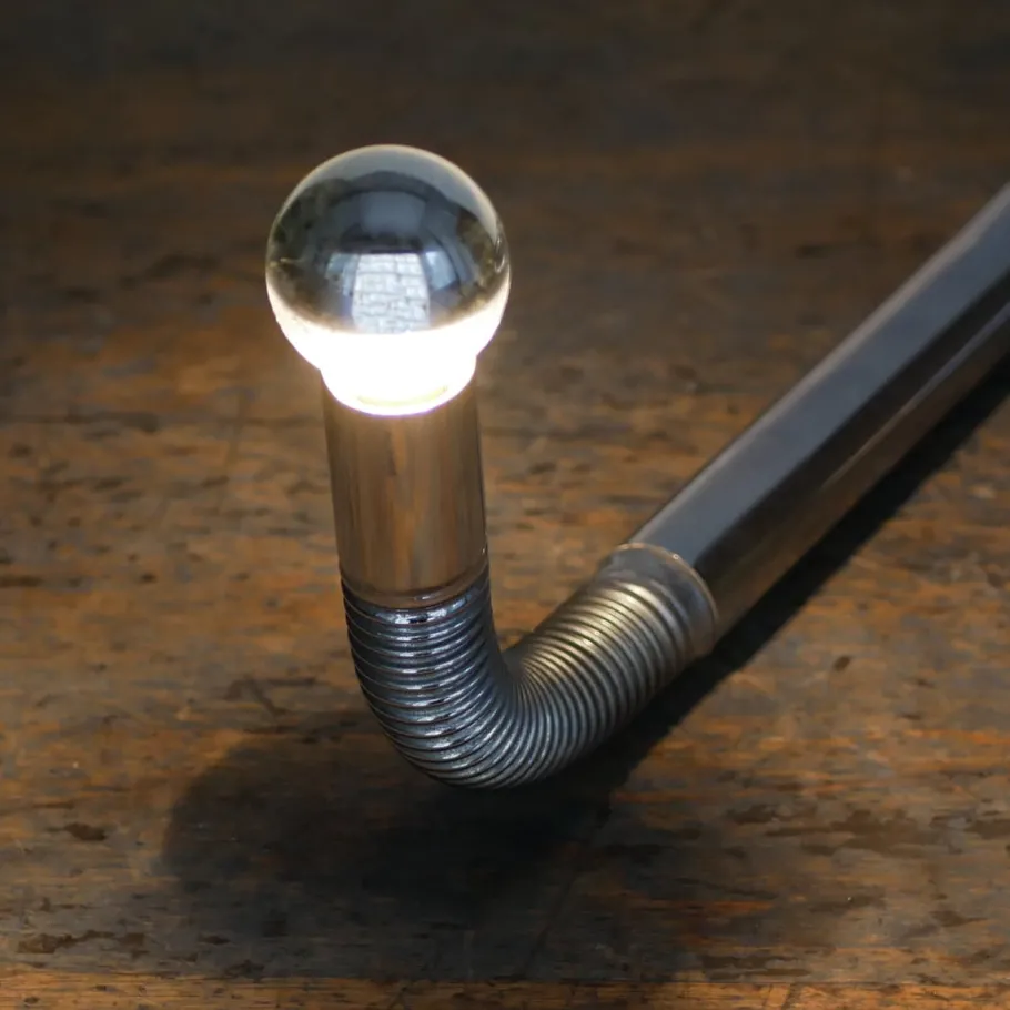 New Pamono Vintage Italian Chrome Table Lamp, 1970s