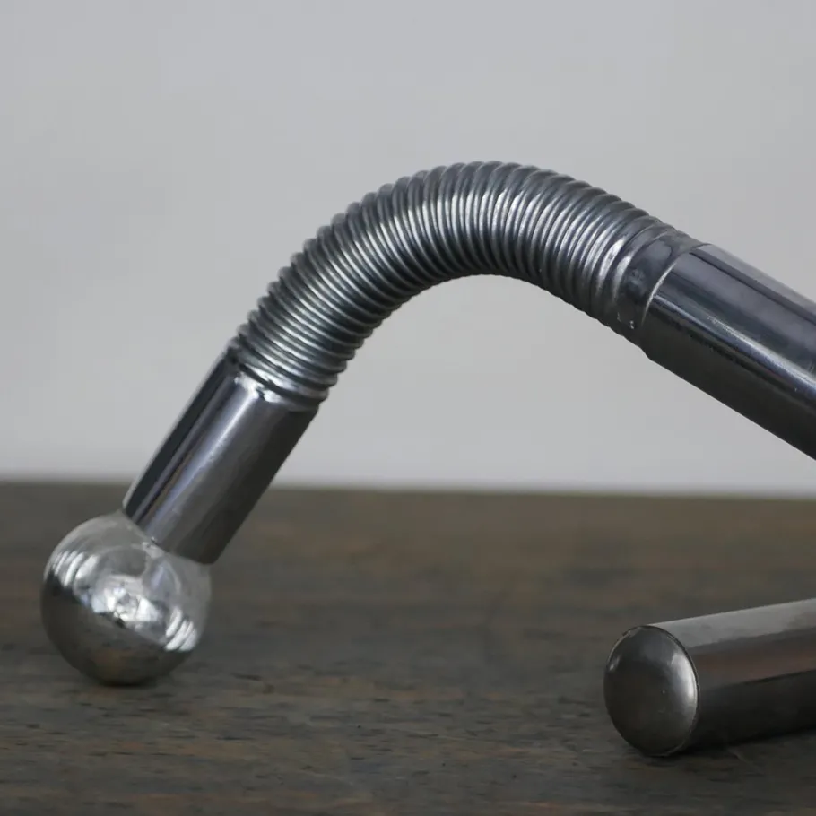 New Pamono Vintage Italian Chrome Table Lamp, 1970s