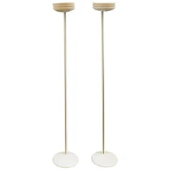 Outlet Pamono Vintage Italian Cream Model Rl 101/5 Floor Lamps from Relux, 1970s, Set of 2