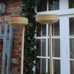 Outlet Pamono Vintage Italian Cream Model Rl 101/5 Floor Lamps from Relux, 1970s, Set of 2