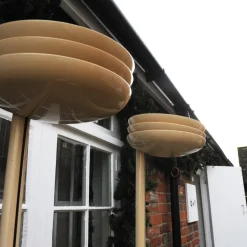 Outlet Pamono Vintage Italian Cream Model Rl 101/5 Floor Lamps from Relux, 1970s, Set of 2