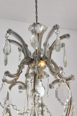 Clearance Pamono Vintage Italian Crystal Chandelier, 1950s