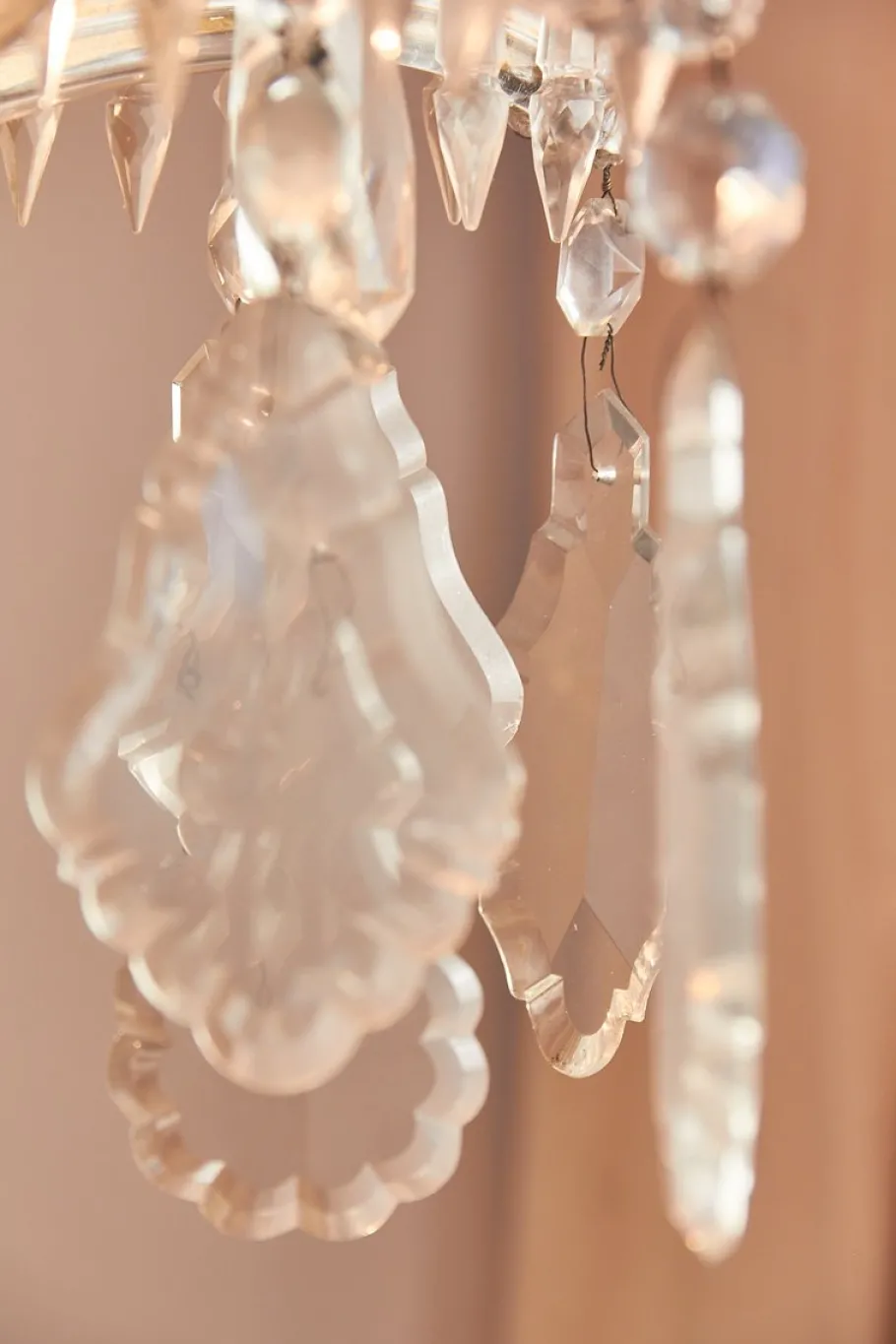 Clearance Pamono Vintage Italian Crystal Chandelier, 1950s