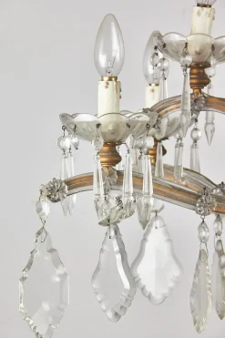 Clearance Pamono Vintage Italian Crystal Chandelier, 1950s