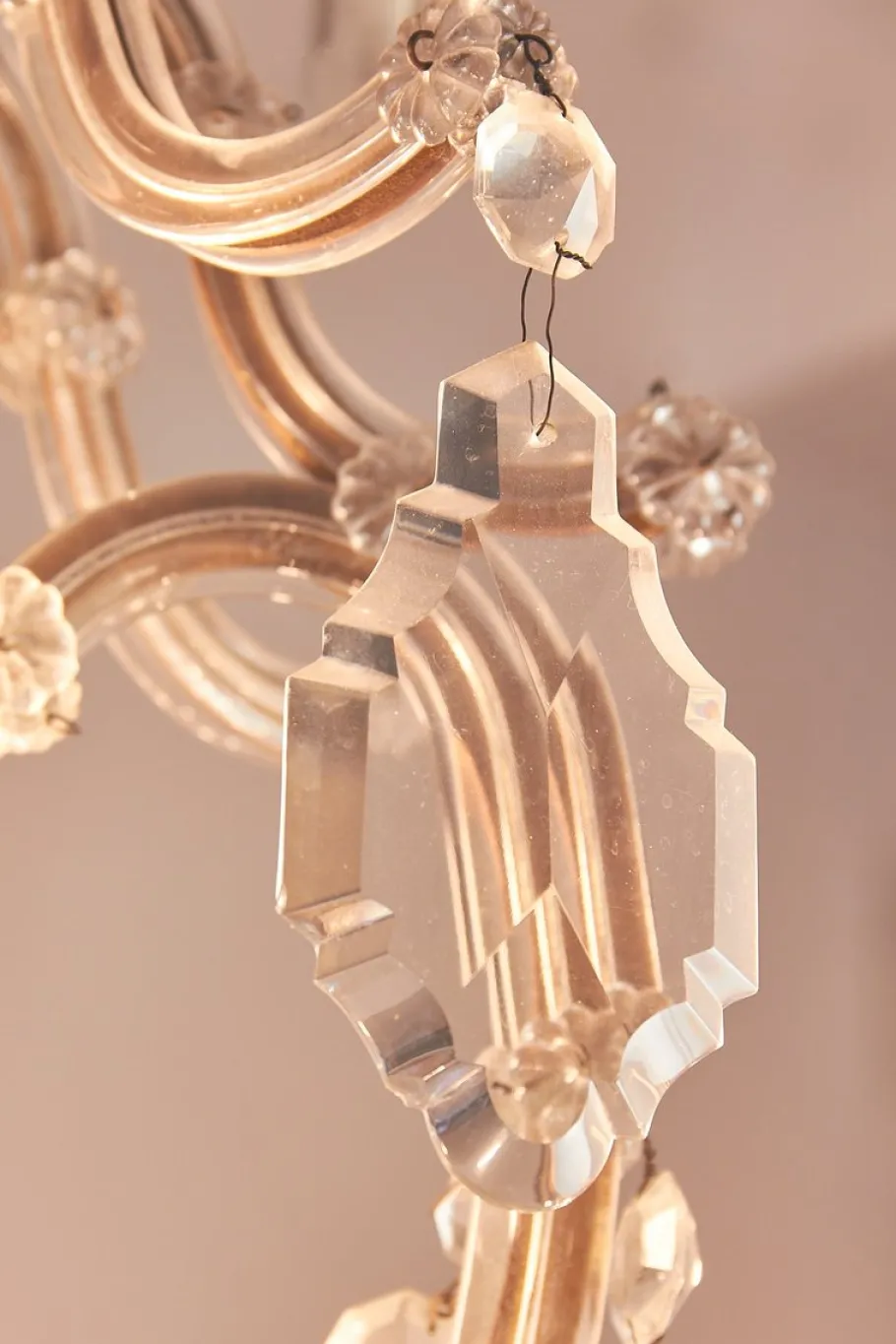 Clearance Pamono Vintage Italian Crystal Chandelier, 1950s