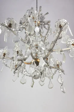 Clearance Pamono Vintage Italian Crystal Chandelier, 1950s