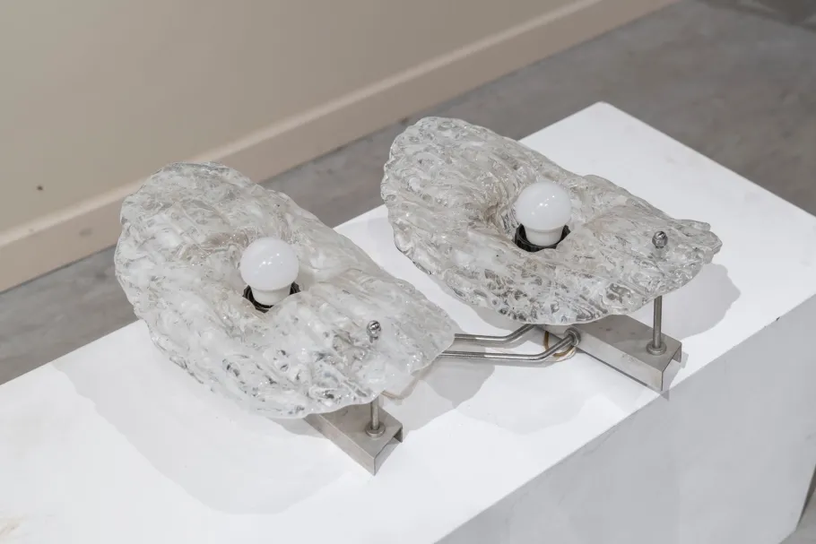 Best Pamono Vintage Italian Double Wall Light, 1970s