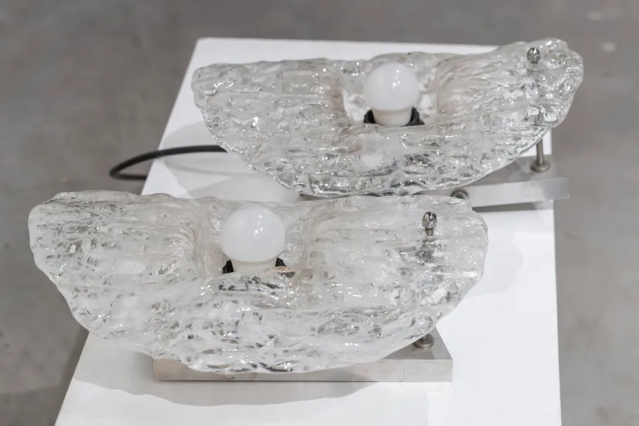 Best Pamono Vintage Italian Double Wall Light, 1970s