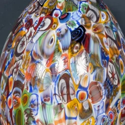 Pamono Vintage Italian Egg Shaped Table Lamp by Murrina Millefiori, 2000