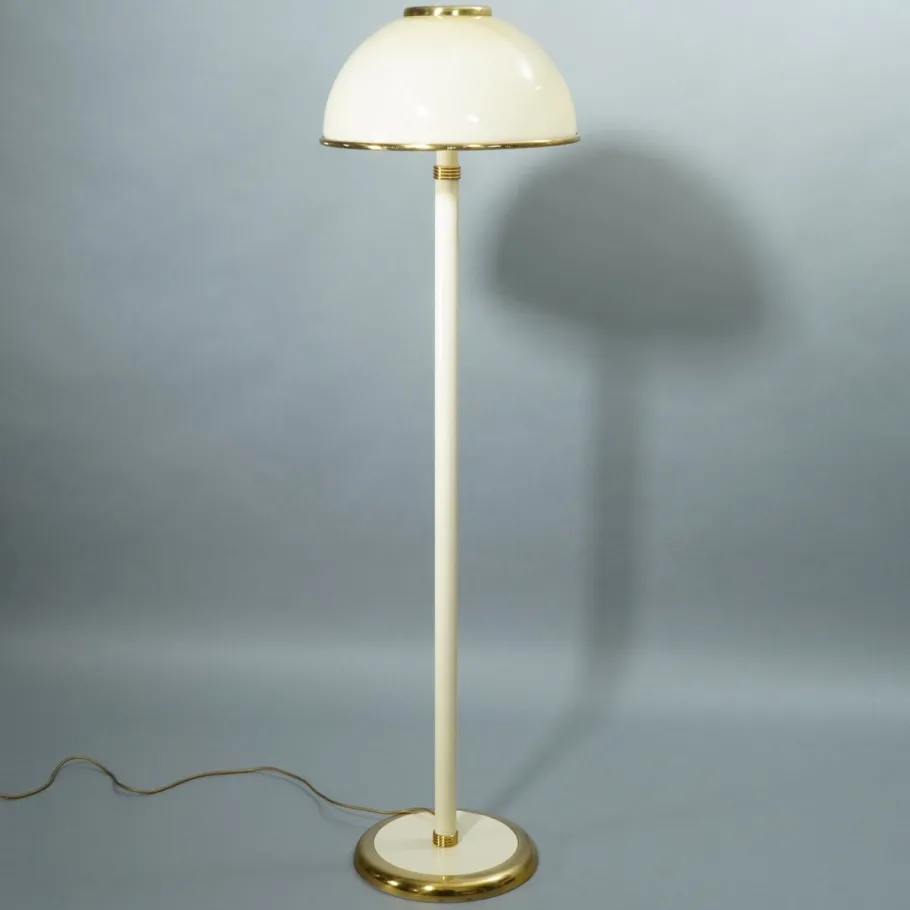 Pamono Vintage Italian Floor Lamp in Murano Glass by F. Fabbian, 1970s