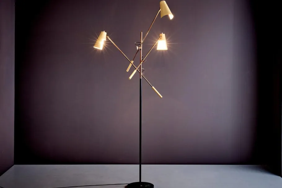 Best Pamono Vintage Italian Floor Lamp from Stilnovo, 1950s