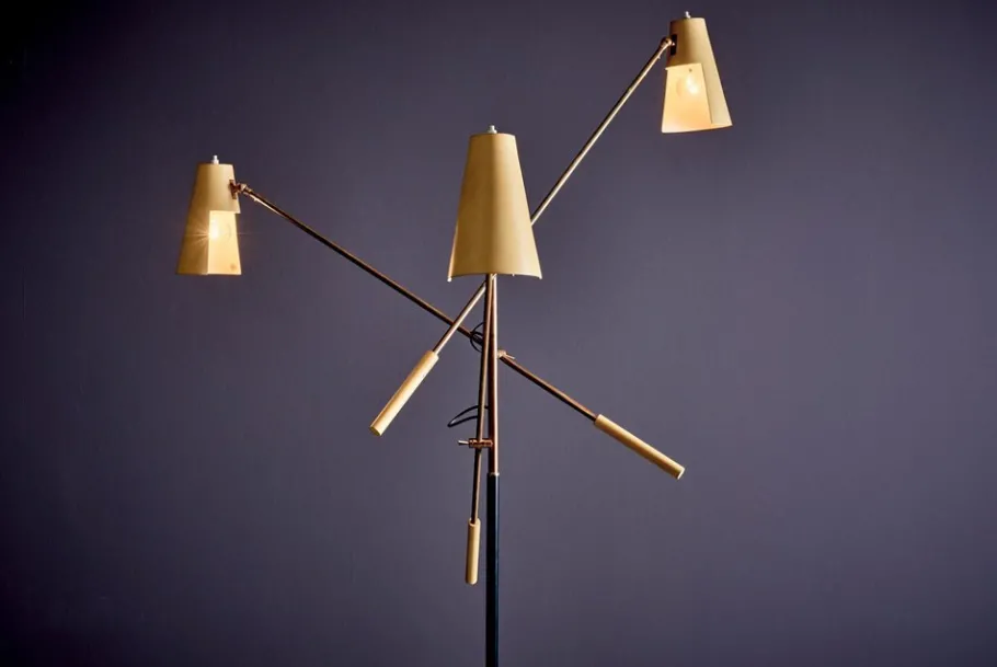Best Pamono Vintage Italian Floor Lamp from Stilnovo, 1950s
