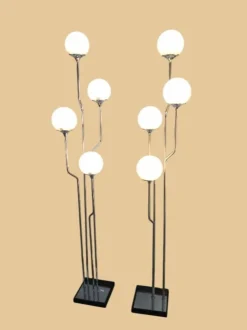 Hot Pamono Vintage Italian Floor Lamps by Goffredo Reggiani, 1960s, Set of 2