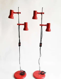 Hot Pamono Vintage Italian Floor Lamps, 1970s, Set of 2