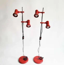 Hot Pamono Vintage Italian Floor Lamps, 1970s, Set of 2