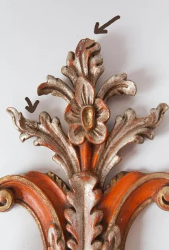 Discount Pamono Vintage Italian Florentine Wall Light from Palladio, 1971