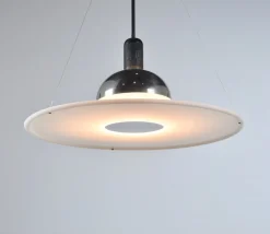 Clearance Pamono Vintage Italian Frisbi 850 Pendant Lamp by Achille Castiglioni for Flos, 1970s