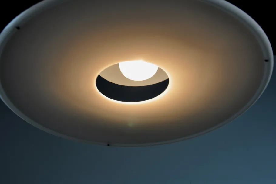 Clearance Pamono Vintage Italian Frisbi 850 Pendant Lamp by Achille Castiglioni for Flos, 1970s