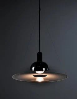 Clearance Pamono Vintage Italian Frisbi 850 Pendant Lamp by Achille Castiglioni for Flos, 1970s