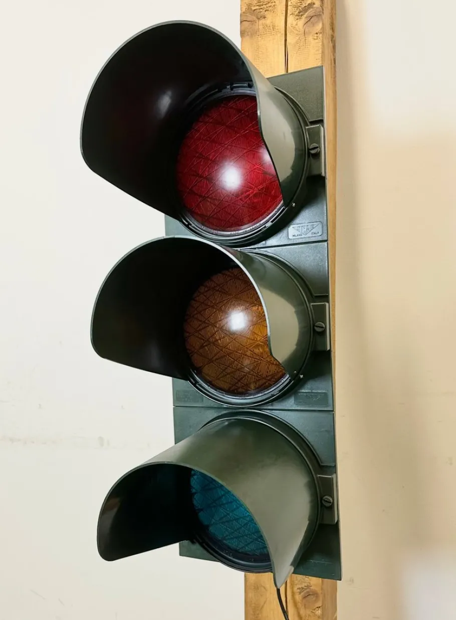 Hot Pamono Vintage Italian Green Traffic Lights, 1980s