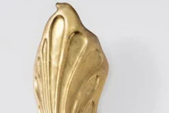 Sale Pamono Vintage Italian Leaf Brass Sconce by Tommaso Barbi