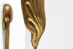 Sale Pamono Vintage Italian Leaf Brass Sconce by Tommaso Barbi