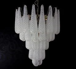 Clearance Pamono Vintage Italian Murano Chandelier, 1990