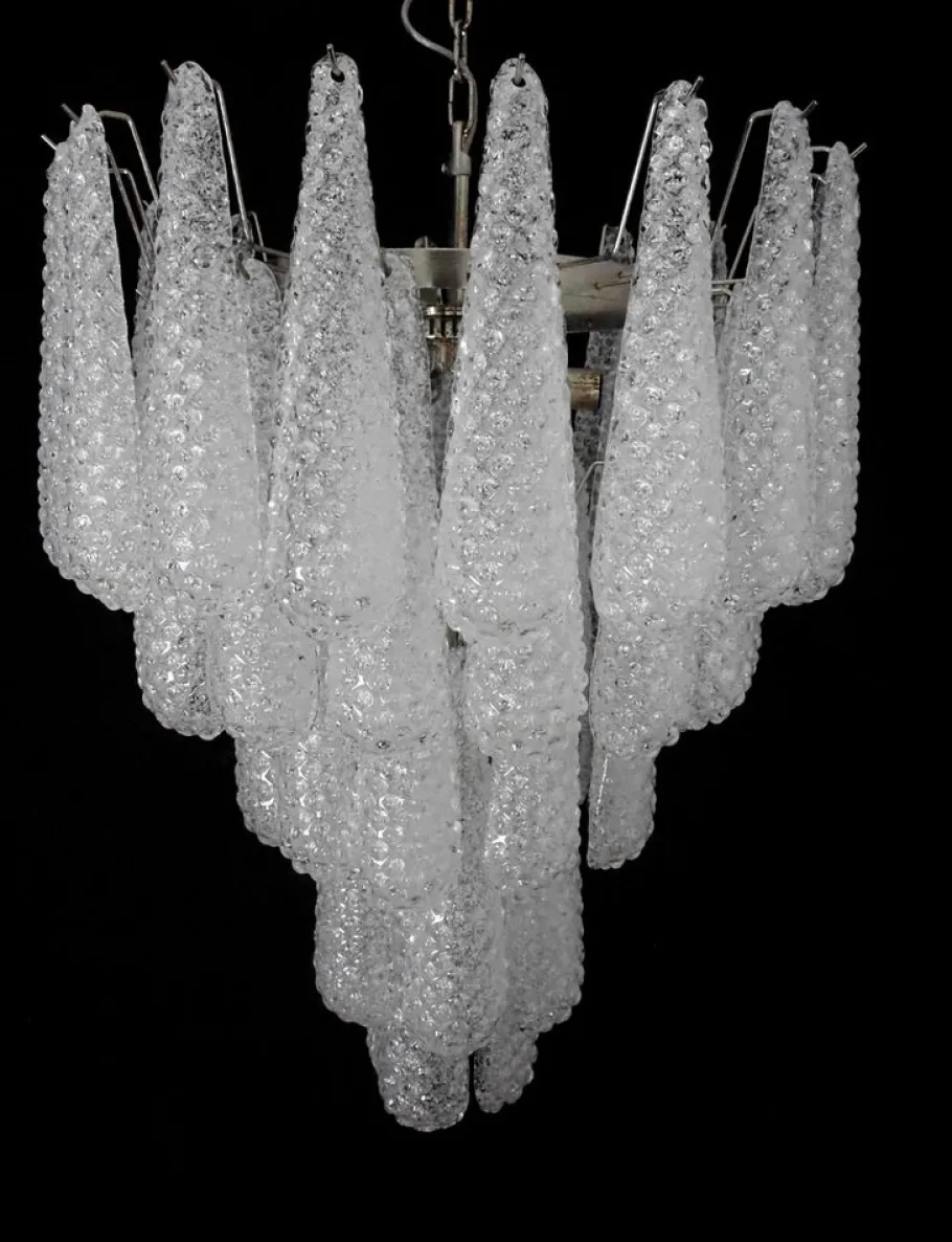 Clearance Pamono Vintage Italian Murano Chandelier, 1990