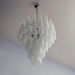 Clearance Pamono Vintage Italian Murano Chandelier, 1990