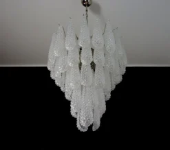 Clearance Pamono Vintage Italian Murano Chandelier, 1990
