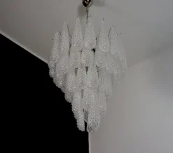 Clearance Pamono Vintage Italian Murano Chandelier, 1990