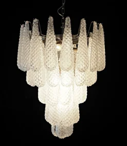 Clearance Pamono Vintage Italian Murano Chandelier, 1990