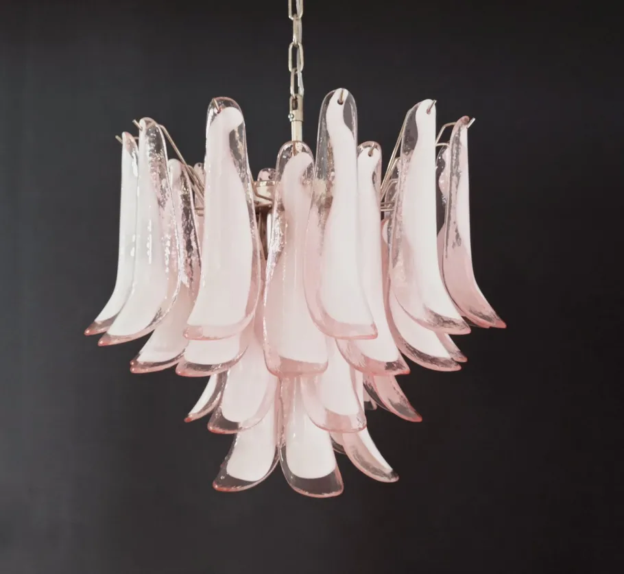 Discount Pamono Vintage Italian Murano Chandelier from Mazzega, 1990