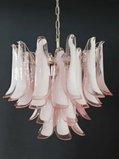Discount Pamono Vintage Italian Murano Chandelier from Mazzega, 1990