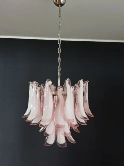 Discount Pamono Vintage Italian Murano Chandelier from Mazzega, 1990
