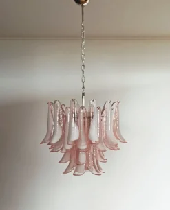 Discount Pamono Vintage Italian Murano Chandelier from Mazzega, 1990
