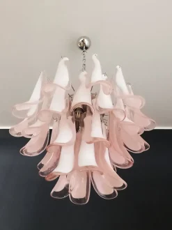 Discount Pamono Vintage Italian Murano Chandelier from Mazzega, 1990