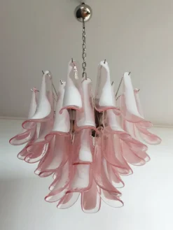 Discount Pamono Vintage Italian Murano Chandelier from Mazzega, 1990