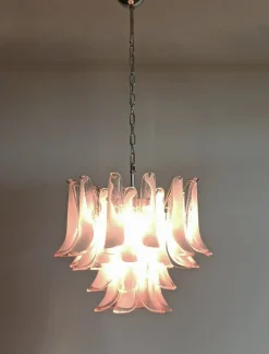Discount Pamono Vintage Italian Murano Chandelier from Mazzega, 1990