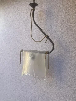 Best Pamono Vintage Italian Murano Glass Ceiling Light, 1950s