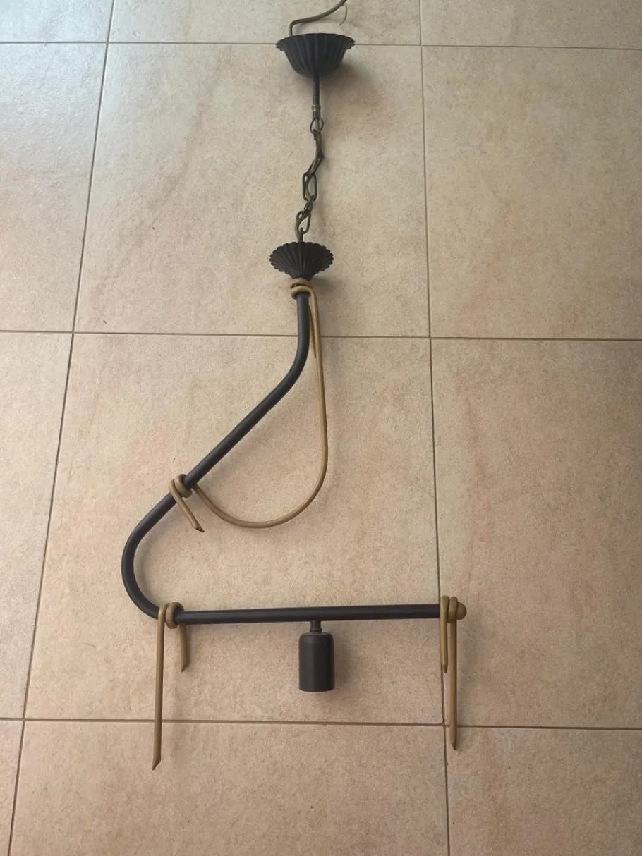 Best Pamono Vintage Italian Murano Glass Ceiling Light, 1950s