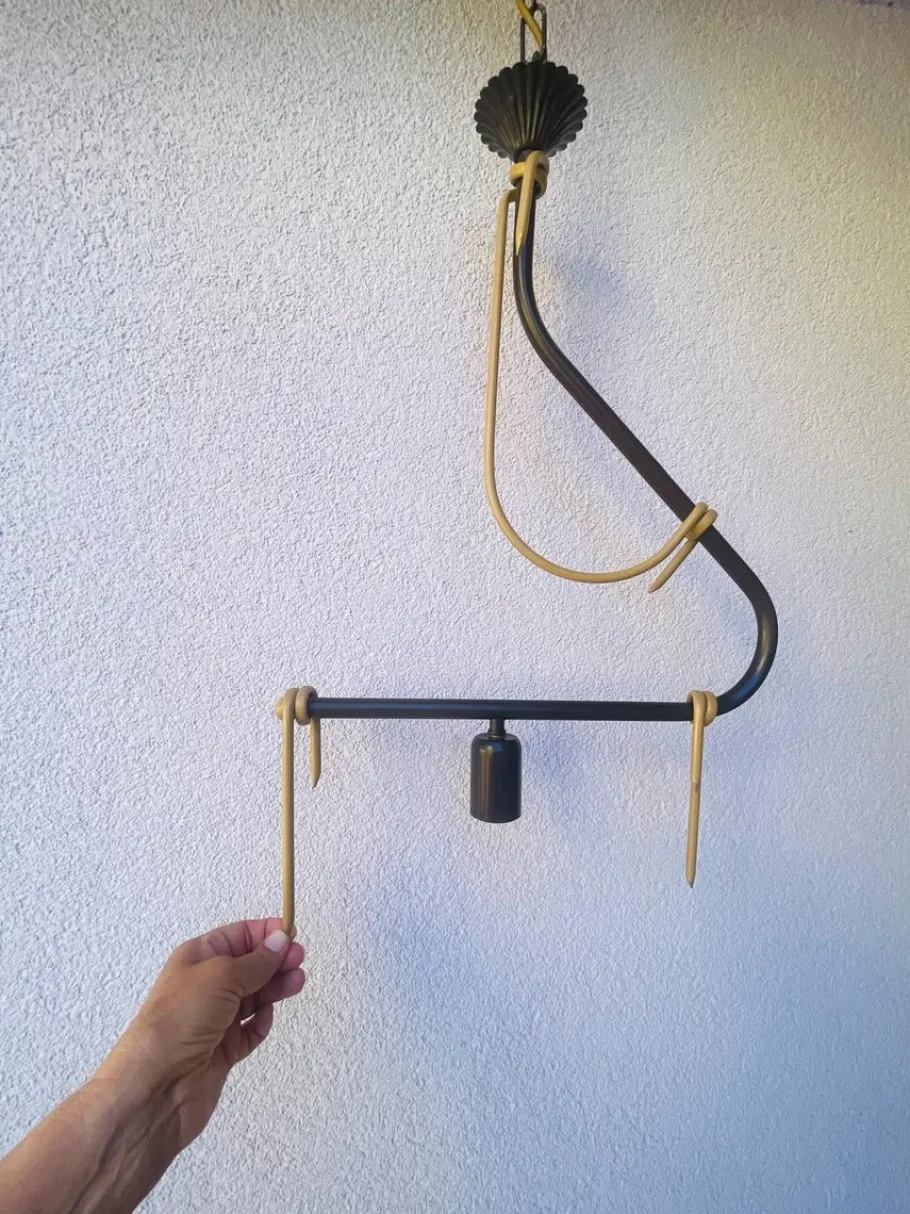 Best Pamono Vintage Italian Murano Glass Ceiling Light, 1950s