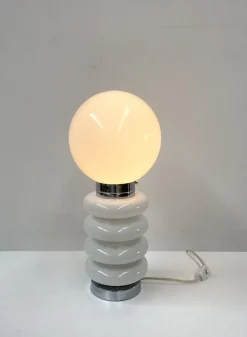 Discount Pamono Vintage Italian Murano Glass Table Lamp by Carlo Nason for AV Mazegga, 1960s.