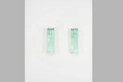 New Pamono Vintage Italian Murano Glass Wall Sconces, 1960s, Set of 2