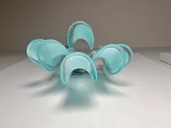 Discount Pamono Vintage Italian Murano Wall Lights in the style of Mazzega, 1990, Set of 2